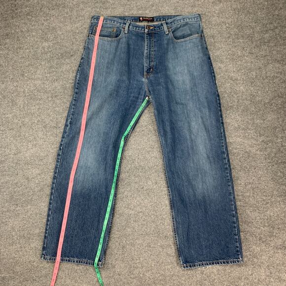 Vintage Ralph Lauren Polo Jeans Mens 38 Blue Woodrow Relaxed Fit Cotton Denim - Picture 7 of 12